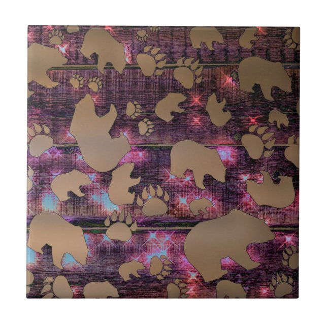 Carreau Motif d'ours (Devant)