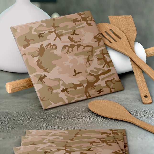 Carreau Motif du Camouflage du désert, Motif militaire, Ar (Créateur téléchargé)