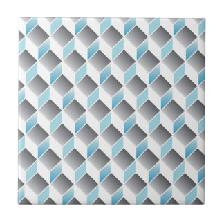 Carreau motif du cube 3d - dessin géométrique - sans