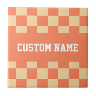 Carreau Motif du tableau de contrôle de nom personnalisé