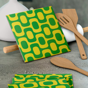 Carreau Motif du trottoir d'Ipanema, Motif de plage, Brési