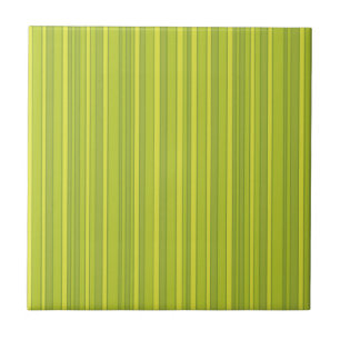 Carreau MOTIF ECO jaune vert rayures