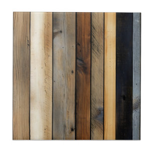 Carreau Motif en bois couleur chaude