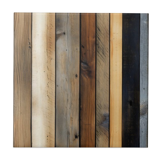 Carreau Motif en bois couleur chaude (Devant)