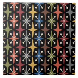Carreau Motif en forme d'étoile de style moderne du milieu