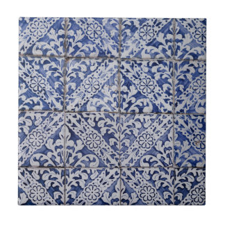 Carreau Motif en mosaïque marocaine espagnole Texture Vint