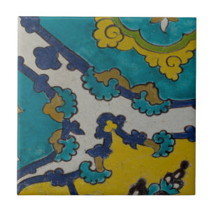 Carreau motif espagnol sur une petite tuile