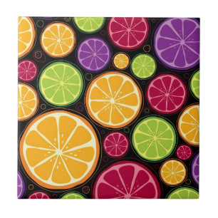 Carreau Motif et arrière - plan oranges