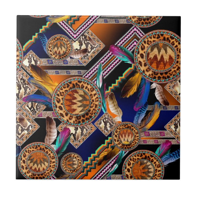 Carreau Motif Ethnique  (Devant)