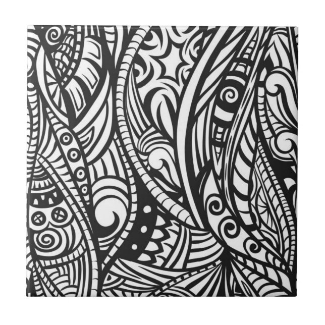 Carreau Motif ethnique 3 (Devant)