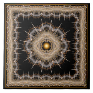 Carreau Motif étoile imaginaire Barbed