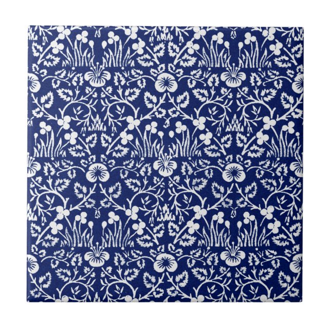 Carreau Motif Eyebright, William Morris (Devant)