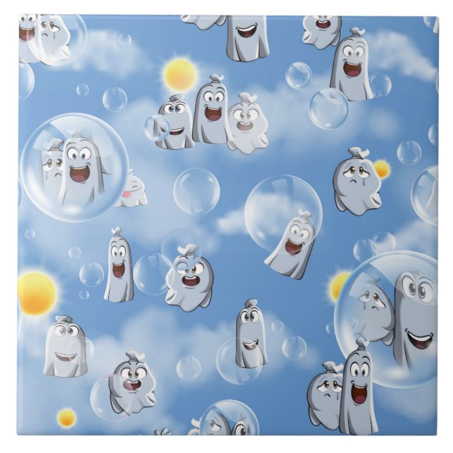 Carreau Motif fantôme (Devant)