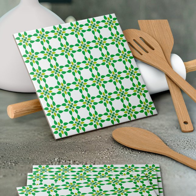 Carreau Motif Feuille, Motif De Feuilles, Feuilles Verts (Créateur téléchargé)