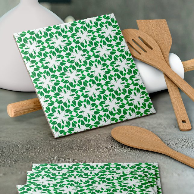 Carreau Motif Feuille, Motif De Feuilles, Feuilles Verts (Créateur téléchargé)