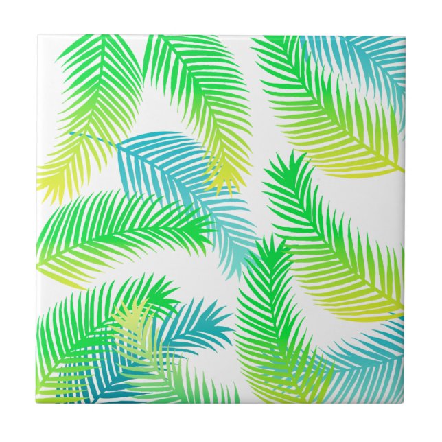 Carreau Motif feuille Palm (Devant)