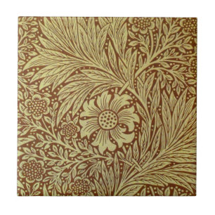 Carreau Motif Fleur Antique Marigold de William Morris