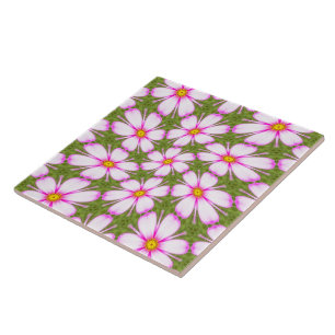 Carreau Motif Fleurs Cosmos