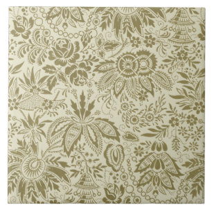 Carreau Motif floral Antique Damask Paisley