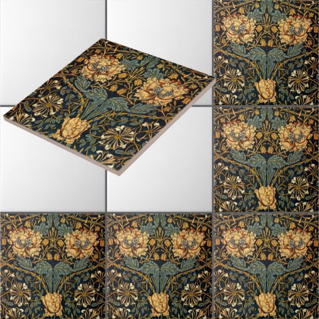 Carreau Motif floral Antique Honeysuckle de William Morris (Créateur téléchargé)