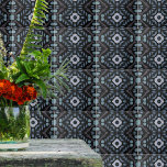 Carreau Motif Floral Bleu Noir Avec Motifs D'Art Folle<br><div class="desc">Carrelage céramique exquis, méticuleusement travaillé pour présenter un design riche qui mêle éléments floraux et motifs d'art folklorique enchanteurs. Les motifs complexes, superbement arrangés dans un mélange harmonieux de tons noir, bleu et blanc, créent une tapisserie visuelle captivante qui ajoute une aura d'élégance à tout espace. Améliorez votre environnement avec...</div>
