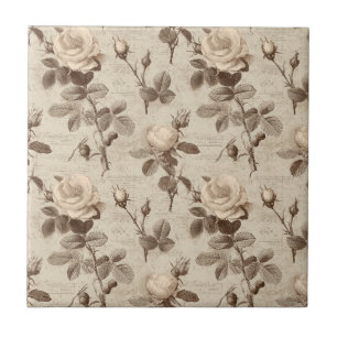 Carreau Motif floral botanique vintage (5)