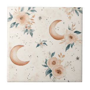 Carreau Motif floral céleste (1)
