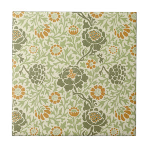 Carreau Motif floral de William Morris Grafton Sage Green