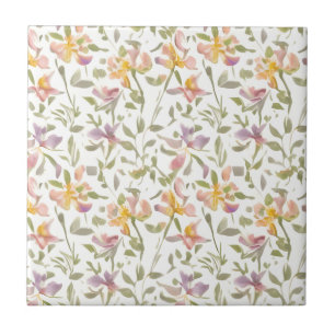 Carreau Motif Floral Fleurs Freesia