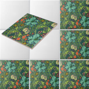 Carreau Motif floral Golden Lily de William Morris