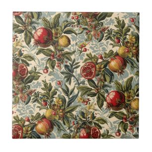 Carreau Motif floral grenade de William Morris Fruit