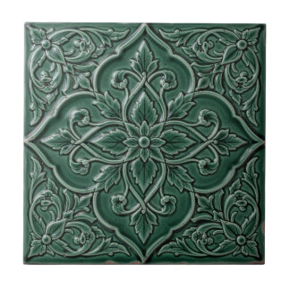 Carreau Motif floral persan Henry Dearle Conception floral