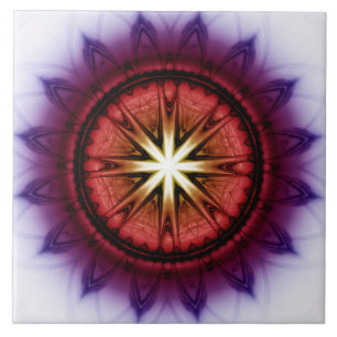 Carreau Motif fractal symbolique mystique