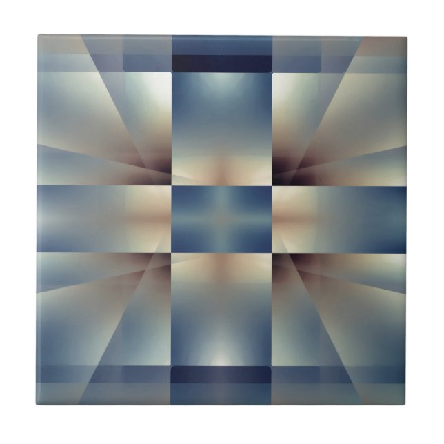 Carreau motif géométrique Abstrait (Devant)