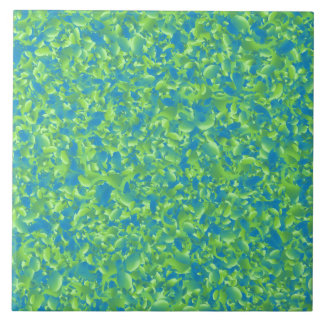 Carreau Motif géométrique abstrait bleu vert