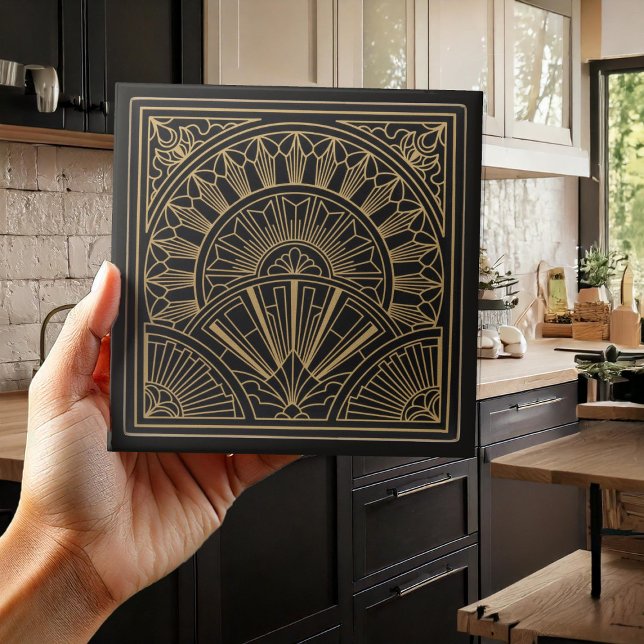 Carreau Motif géométrique Art déco de luxe #2 ID1196 (Créateur téléchargé)