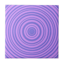 Motif géométrique circulaire bleu violet hypnotiqu