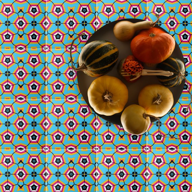 Carreau Motif géométrique coloré moderne (Créateur téléchargé)