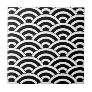 Carreau Motif géométrique d'arche de style moderne du mili