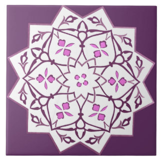 Carreau Motif géométrique de forme vintage d'étoile