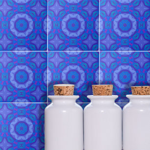 Carreau Motif géométrique de mosaïque Abstraite de Boho et