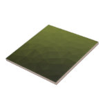 Carreau Motif géométrique du maillage vert de l'Armée<br><div class="desc">Militaire dégradé géométrique maillage motif triangles ombre. Huile verte d'olive foncée de l'armée pour équipement de soldat,  camo. Il imite les paysages militaires naturels,  la résistance,  l'endurance,  la résilience. Les sous-tons de terre se connectent à la nature,  au sol. Symbolise l'héritage militaire,  l'utilité extérieure.</div>