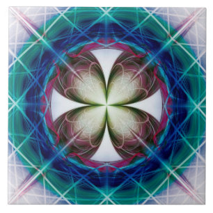 Carreau Motif géométrique floral