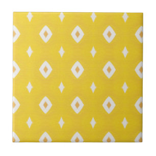 Carreau Motif géométrique jaune