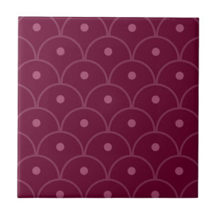 Carreau Motif géométrique rose
