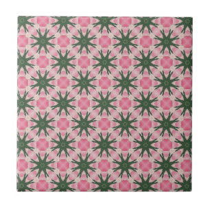 Carreau Motif graphique rose moderne