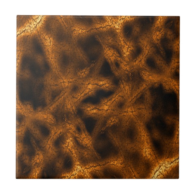 Carreau Motif imaginaire or (Devant)