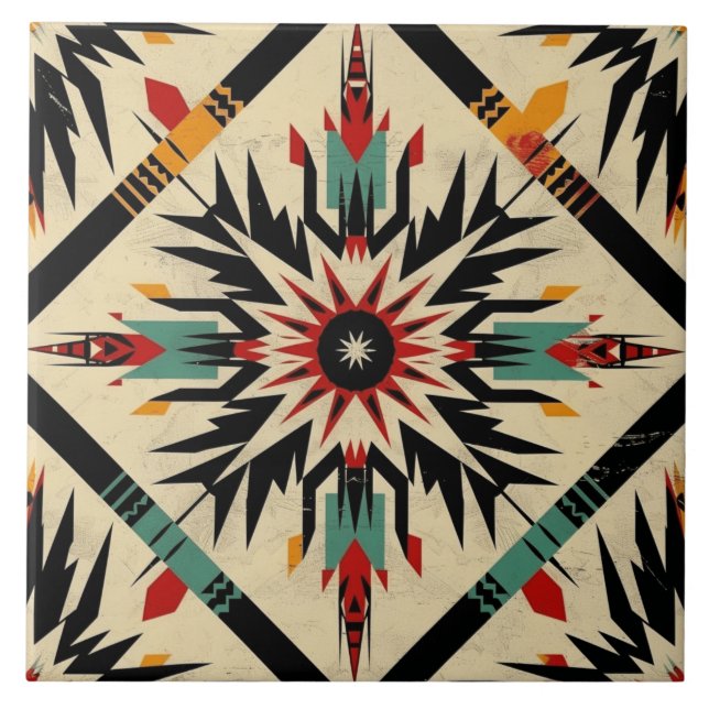 Carreau motif indien cool (Devant)