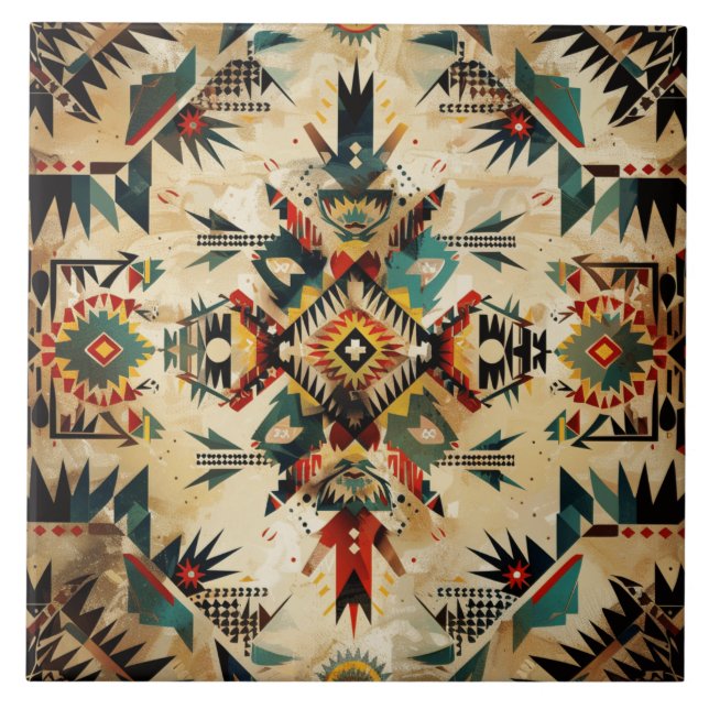 Carreau motif indien cool (Devant)