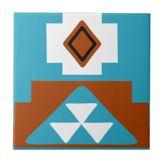 Carreau Motif inspiré des tribus amérindiennes